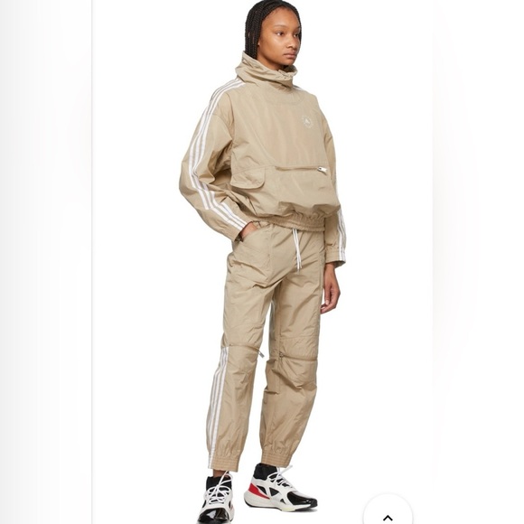 Stella McCartney Beige adidas by Stella McCartney Jayla Jacket June Trouser SET - Picture 1 of 11